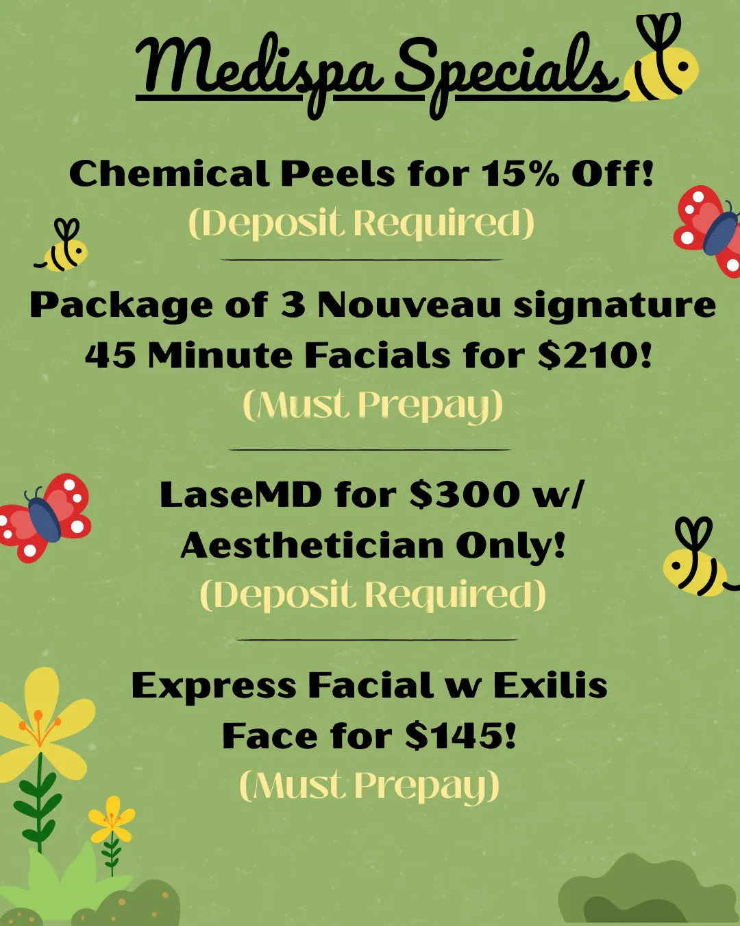 April Specials