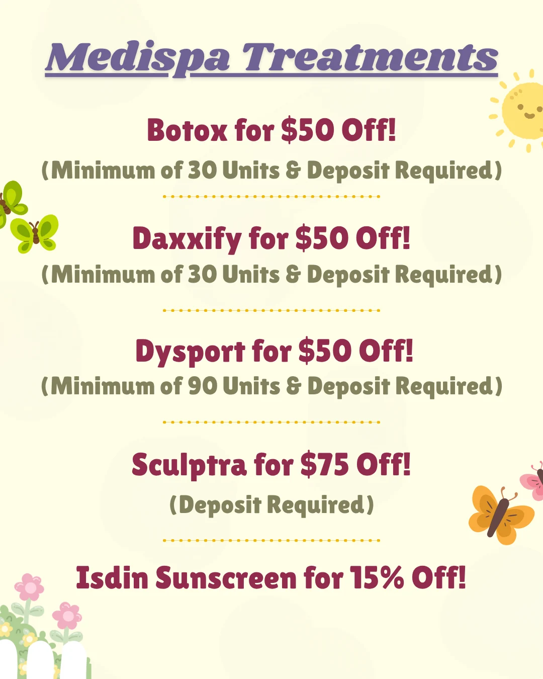May Specials